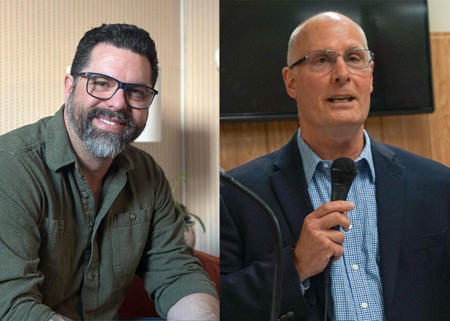 Democratic challenger Ben Ambrose and incumbent Republican U.S. Rep. John Moolenaar