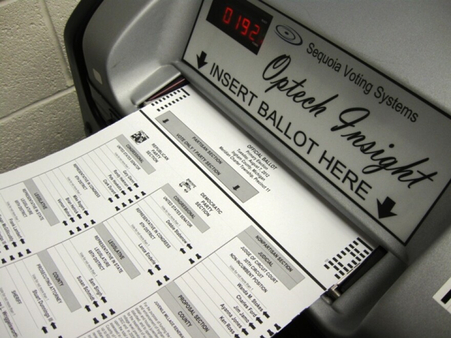 Ballot and Machine