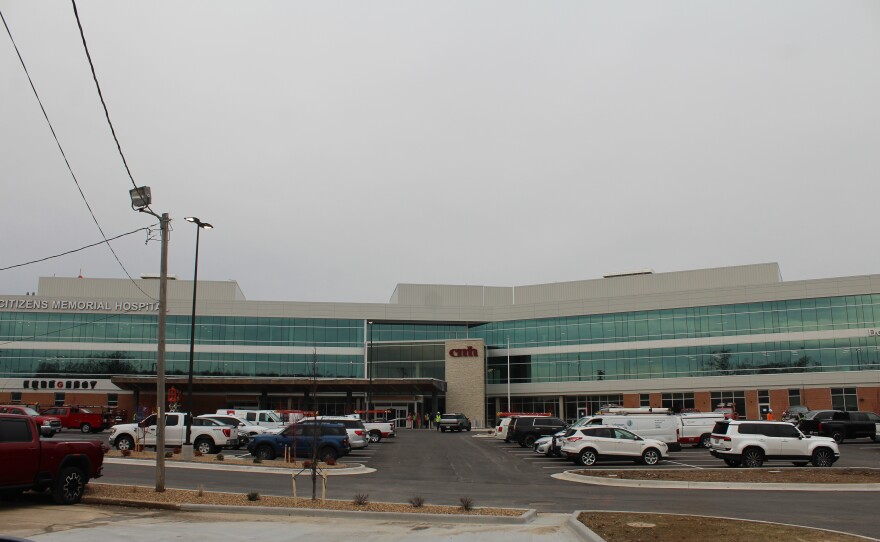 The new addition and entrance to Citizens Memorial Hospital in Bolivar on February 17, 2026.