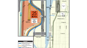 Once the viaduct reopens, the speed limit on the majority of the viaduct will be reduced to 40 mph. The construction bypass will carry an advisory speed limit of 25 mph.