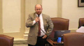 State Rep. Joe Dorman (D-Rush Springs) speaking on the floor of the Oklahoma House.
