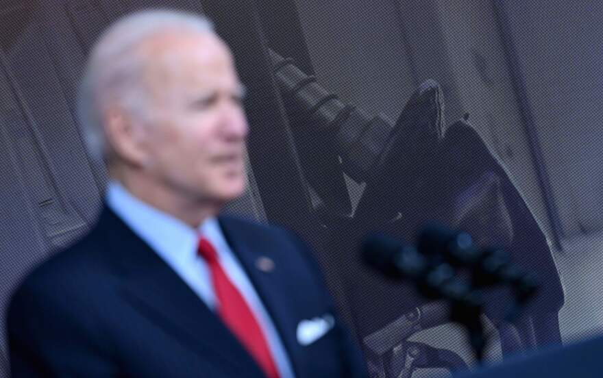 President Biden delivers remarks on the economy and lowering prices at the White House on Tuesday.