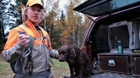 Otto gets Aldo ready before the hunt.