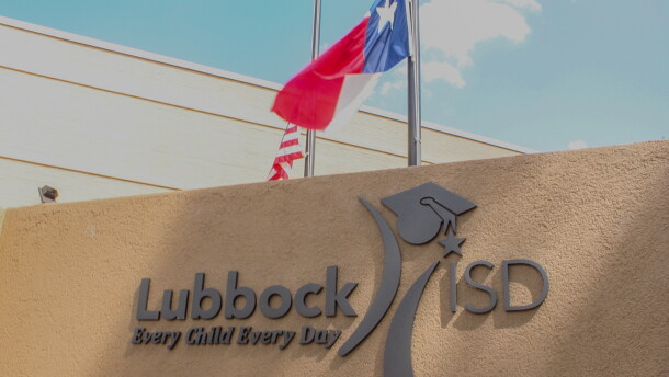 Lubbock Independent School District Administration building sign. April 25, 2025