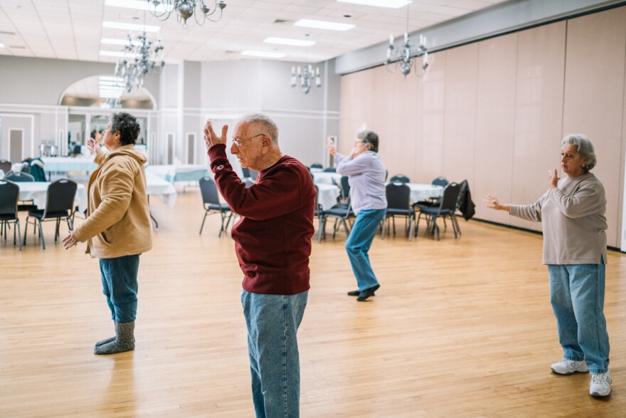 It's been seven years since Pollner had surgery for lung cancer. He's now 82 and takes Tai Chi classes three times a week at the local synagogue.