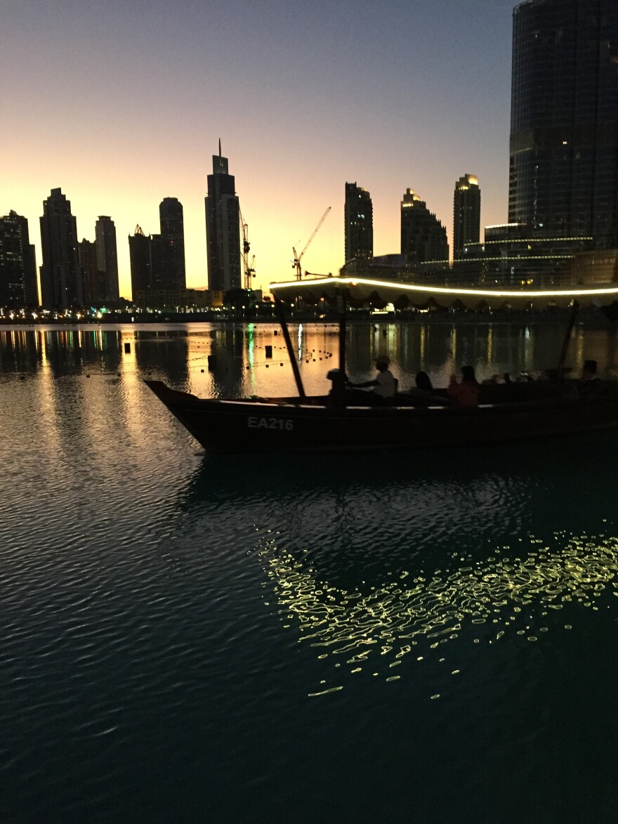 The Emirati city of Dubai boasts an international population and is a major shopping center.