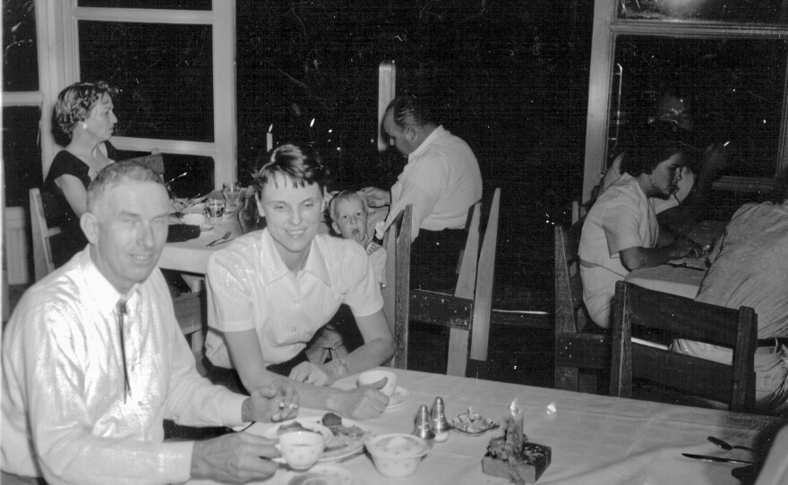 Dining in at the Cloud 9 restaurant.