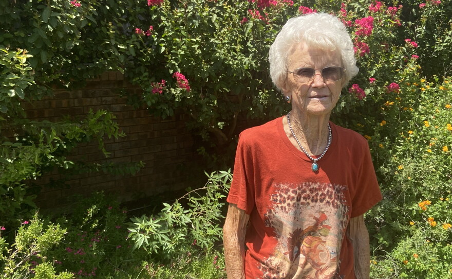 Frederick resident Virginia Walker owns the land which once belonged to the Abernathy family