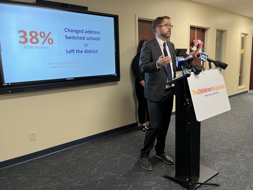 Pete Nabozny of The Children's Agenda discusses a new report on housing instability among Rochester City School District students.