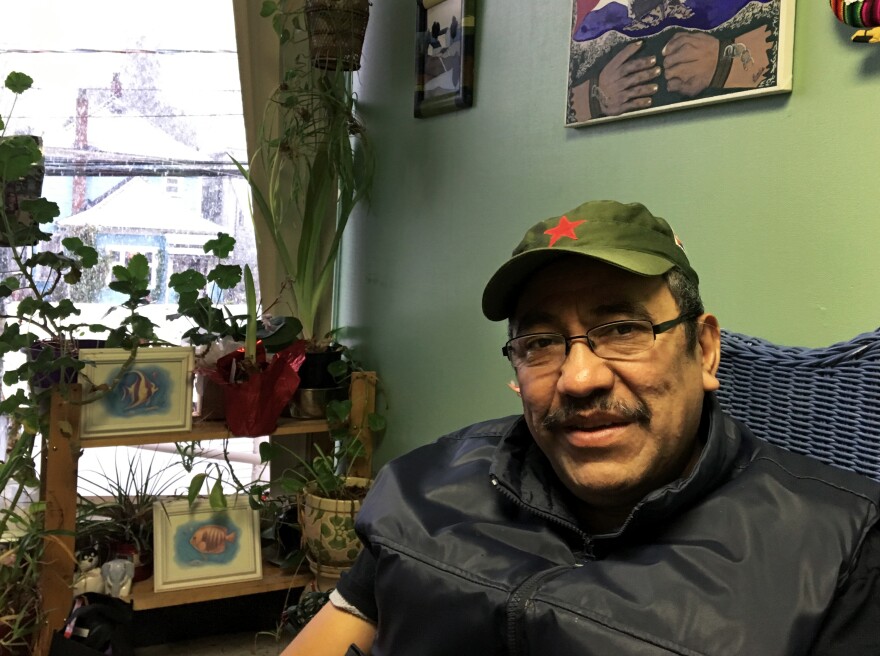 Byron Cruz, a naturalized Canadian citizen originally from Guatemala, works with recent immigrants. He says the ones who don't have legal status fear encounters with the police because he says there is no protection from the Canada Border Services Agency.