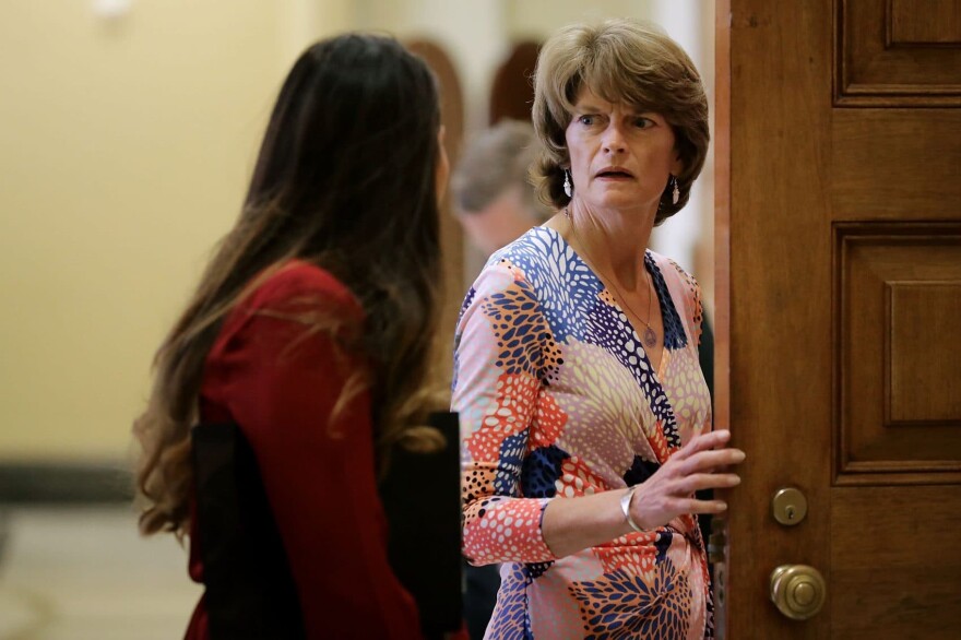 Sen. Lisa Murkowski (R-AK) heads into the Senate Republican policy luncheon at the U.S. Capitol on Aug. 1, 2017 in Washington, D.C. (Chip Somodevilla/Getty Images)