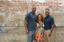 Members of the REAL Cannabis Co. ownership team (from left) Justin Gage, Cheryl Watkins-Moore and Derek Mays stand in what they hope will be their flagship medical marijuana dispensary. They are one of few minority-owned businesses seeking a license. 7/29