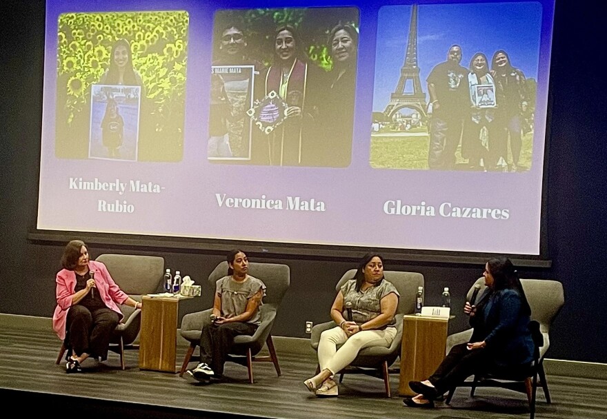 Mothers of Uvalde shooting victims Kimberly Mata-Rubio, Veronica Mata and Gloria Cazares spoke at a panel at Southern Methodist University. Almost two years after the shooting, the mothers say they're still waiting for accountability.
