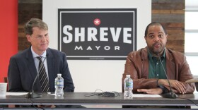 Indianapolis Mayoral Candidate Jefferson Shreve (left) and Dallas Mayor Eric Johnson (right) discuss reducing homicides across metropolitan areas