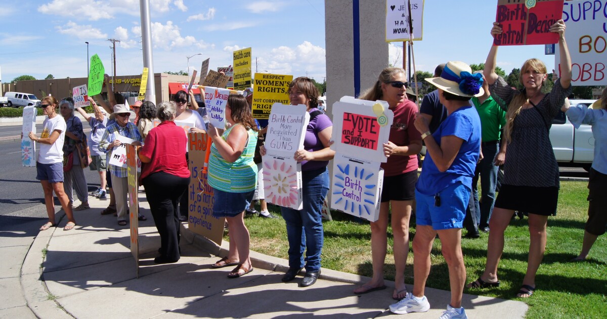 Supreme Court's Hobby Lobby Ruling Sparks Protest In Albuquerque