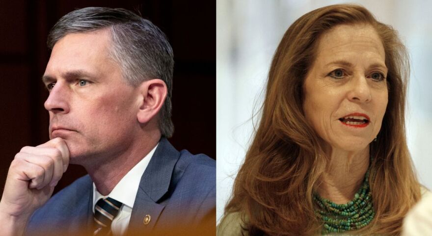 Sen. Martin Heinrich (left) has a significant lead over his challenger Nella Domenici in the most recent Albuquerque Journal poll.