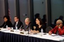 The St. Louis County Board of Police Commissioners at a public comment session in south St. Louis County on Feb. 26, 2020.