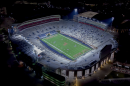 Vaught-Hemingway Stadium in Oxford, Mississippi, where Tulane will face off against Ole Miss in the college football playoff on December 20.