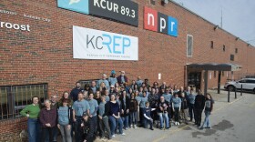 Several KCUR and Classical KC staff attended a final gathering at 4825 Troost in January 2026.