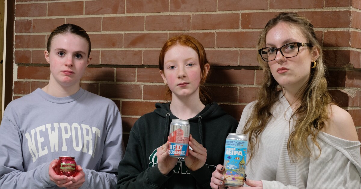 Cartoons on an IPA can? These NH teens say frothy beer labels need to sober up