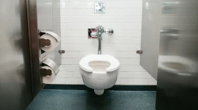 The public restroom of The Nelson-Atkins Museum’s Bloch Building.