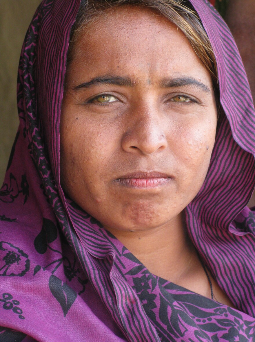 Aansoo Kohli, 20, is in the final stages of a bachelor's degree. She is the only person in Minah Ji Dhani with more than a smattering of education.