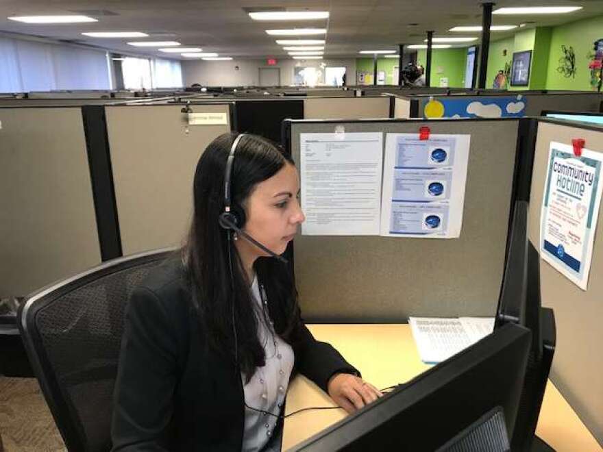The call line is available 7 days a week, 24 hours a day. Photo: Danielle Prieur