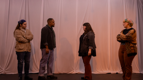 From left to right: Evan Gagliardo, Keenen Wilson, Shyan DeVoss, Sera Calhoun