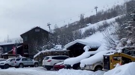 The Silver Star lift traverses the ridge above the base area of the same name.