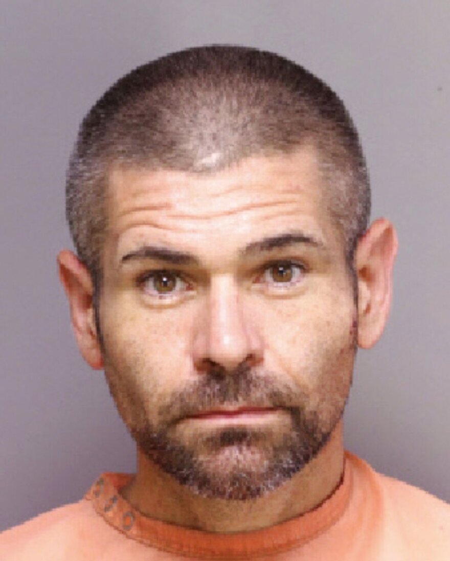 This image provided by Florence County Detention shows Charles Montgomery Allen. An 8-year-old boy visiting South Carolina from New Hampshire was shot and killed by a man randomly firing a gun at passing cars from woods near his house, authorities said. Allen, 40, was arrested in the woods and charged with murder, attempted murder and four counts of discharging a firearm into an occupied vehicle, Florence County Sheriff T.J. Joye said. (Florence County Detention via AP)