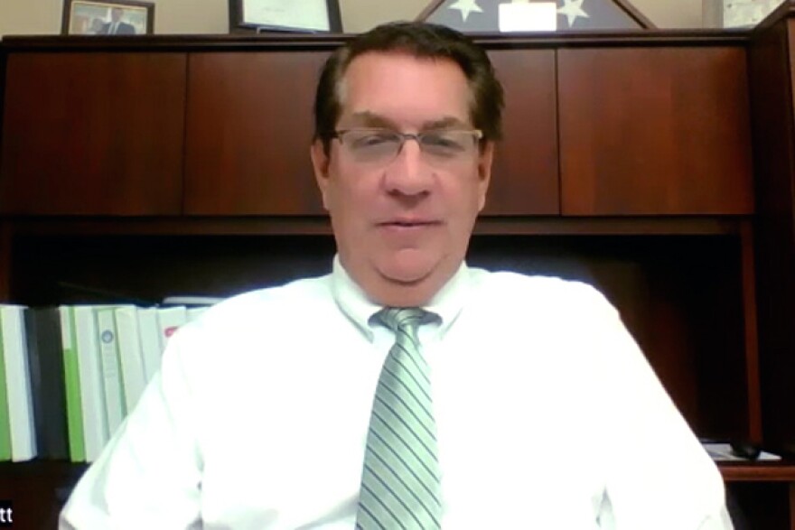 Terre Haute Mayor Duke Bennett on Tuesday's Zoom interview.