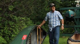 Norm L'Italien at his campground in St. Francis, on Sunday, June 28th, 2026.