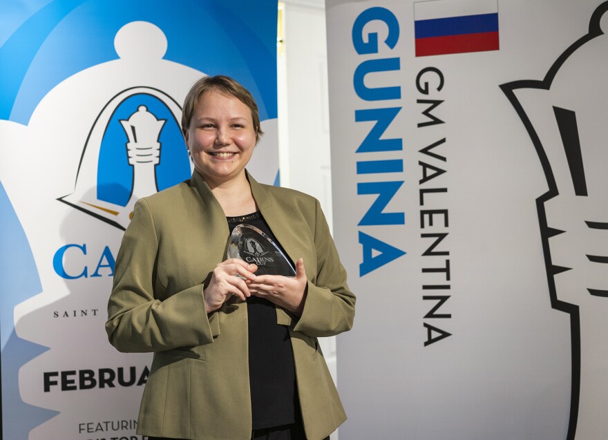 Valentina Gunina emerged victorious from the inaugural Cairns Cup women's chess tournament.