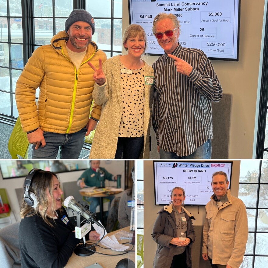 More scenes from KPCW's Winter Pledge Drive in March, 2022