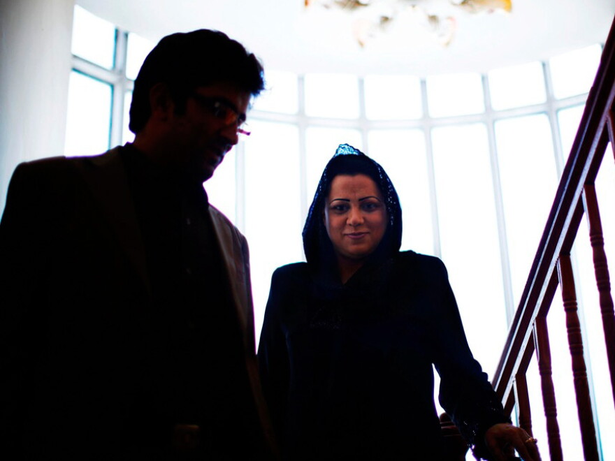 Frozan Fana, whose husband, a Cabinet minister, was killed a few years ago, is one of two women running for president.