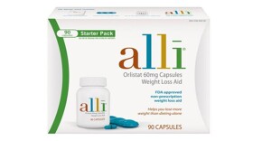 The package for the weight-loss drug alli should look like this.