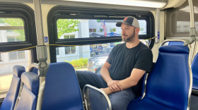 Electrician Mike Whitney lives in Rumford and usually drives with a friend to first shift at the shipyard, but on Friday July 11, he decided to ride the Metro BREEZ bus from Bath to go visit friends in Portland.
