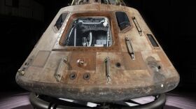 The Apollo 11 command module Columbia will be on display at the St. Louis Science Center.
