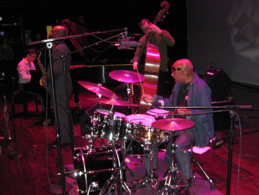 Roy Haynes' Fountain of Youth Band during sound check.