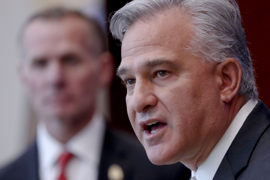 Allegheny County District Attorney Stephen Zappala, right, appears poised to face an ethics investigation by the Disciplinary Board of the Pennsylvania Supreme Court, after he prohibited plea deals for the clients of a Black attorney who called his office racist.