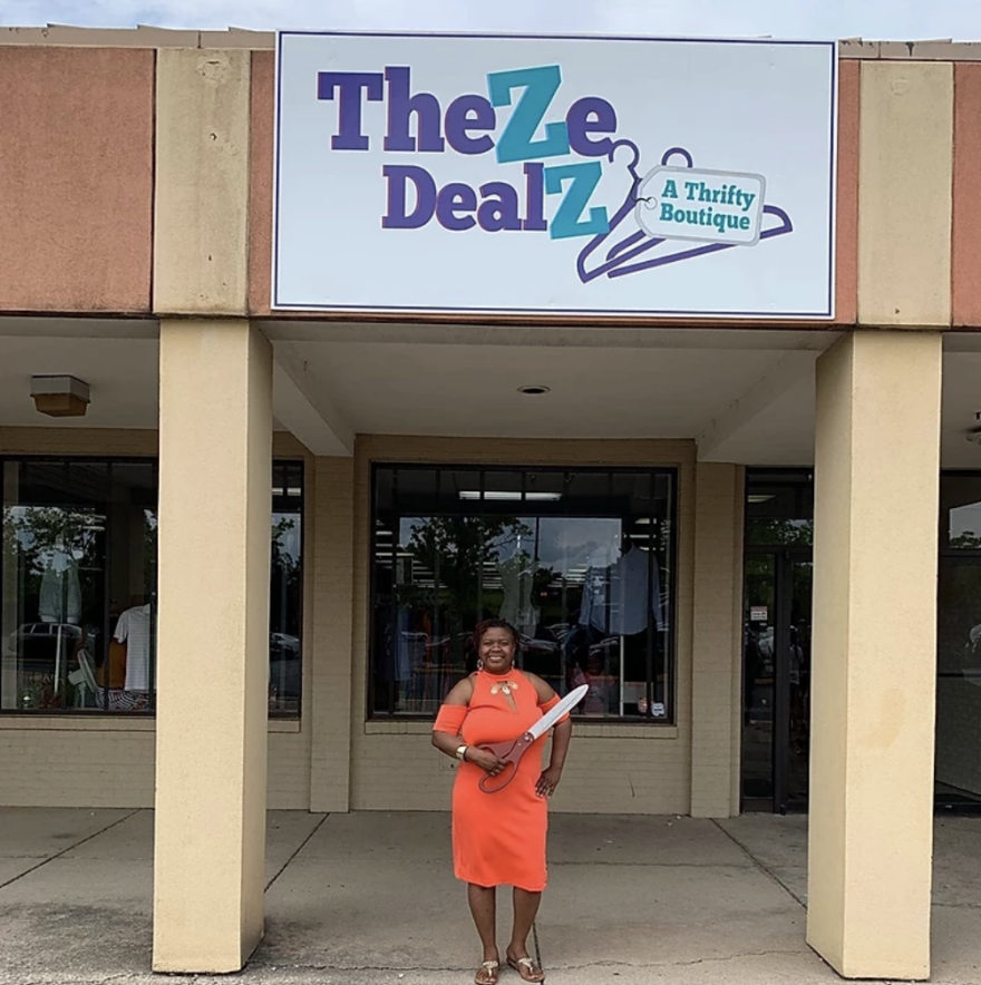 Zontaye Richardson owns the West Dayton thrift store Theze Dealz A Thrifty Boutique.