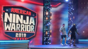 Bengals quarterback Andy Dalton joined contestant James Wilson on the 'American Ninja Warrior' stage Friday, May 24.