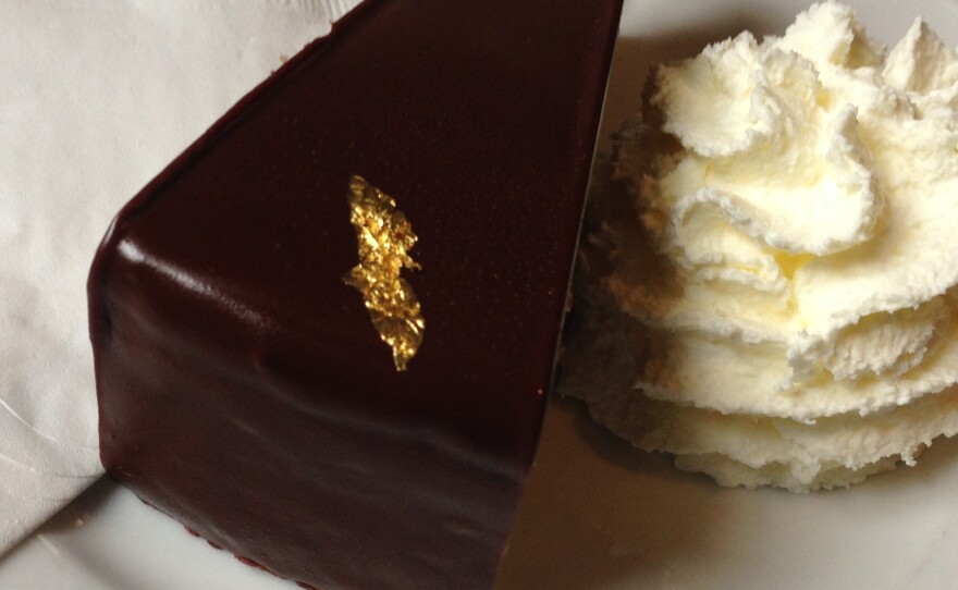 The Neue Galerie, which specializes in German and Austrian art, even has a tribute to Gustav Klimt in its café: The Klimt Torte is a chocolate hazelnut cake decorated with a tiny edible gold leaf — a nod to <em>The Woman in Gold.</em>