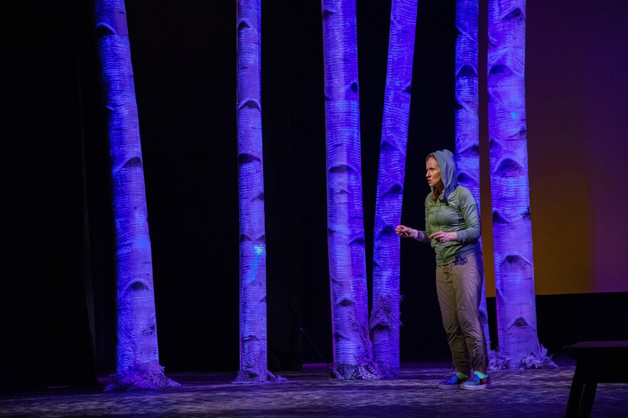 Actress Derdriu Ring in "This Girl Laughs..." Photo courtesy of Beck Center for the Arts