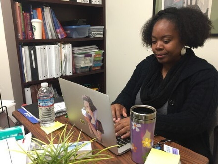 Shanda Williams grew up in Oakland, where there's great need for health providers who understand the community, she says. Williams was inspired to become a nurse after noticing her grandmother's lack of candor at visits to the doctor.