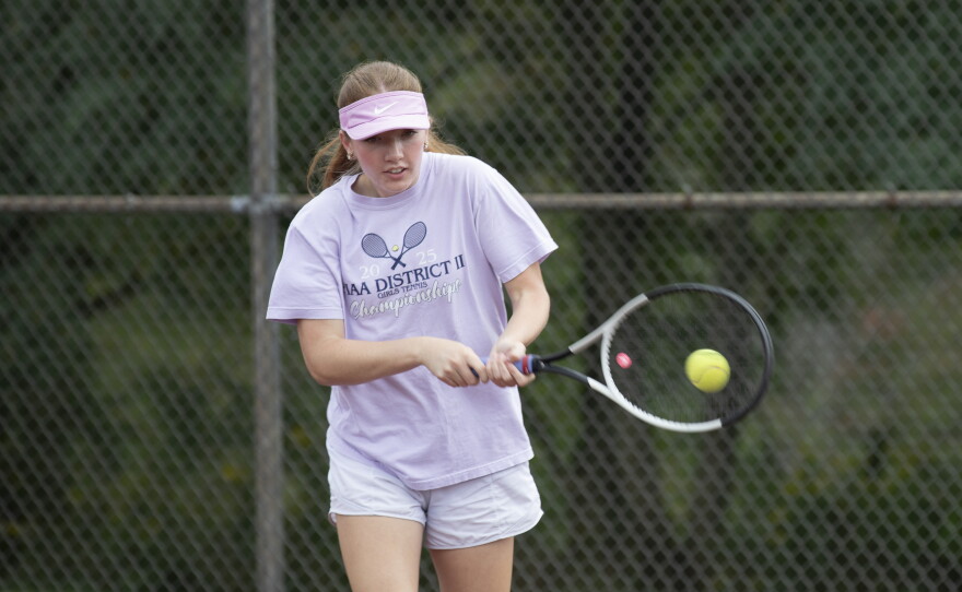 Cara Evans, the reigning PIAA Class 2A state tennis champion, hopes to repeat this year.