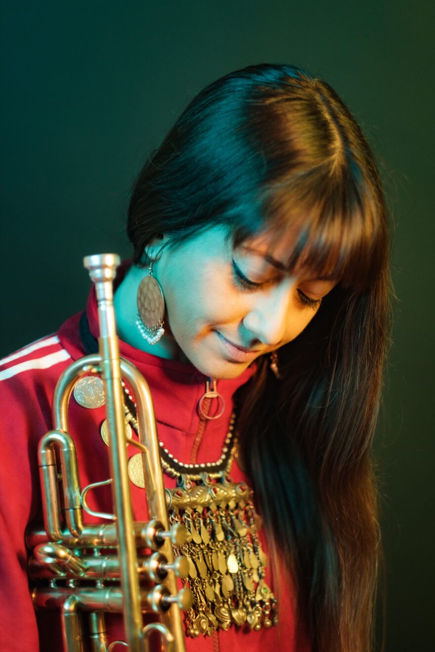 Trumpeter Yazz Ahmed is one of England's top modern jazz musicians.