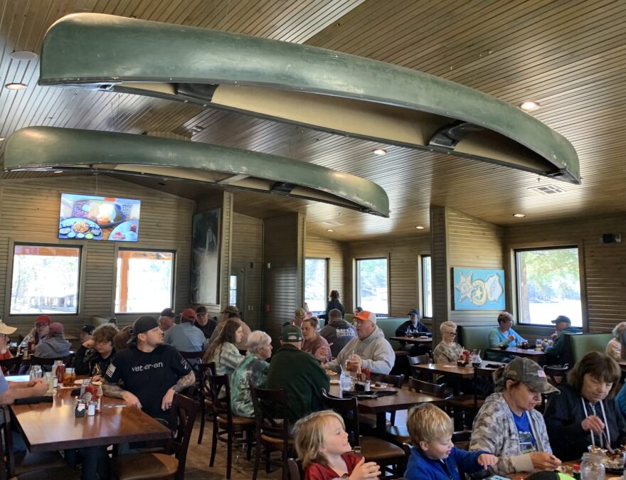 Visitors to Robbers Cave State Park dine at Swadley’s Foggy Bottom Kitchen near Wilburton.