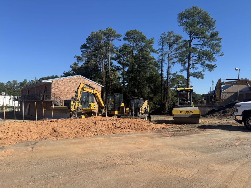 The Grand Village construction site in Columbia on Oct. 13.