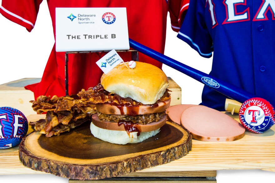 Texas Rangers new concession food: The Boomstick is now a burger